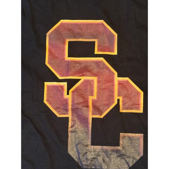 USC Trojans Shirt Mens Medium NCAA Football College Tee Fanatics Lightweight - Picture 3 of 7
